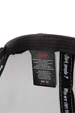  Cordura Black Logolu Siyah-Beyaz Trucker Şapka