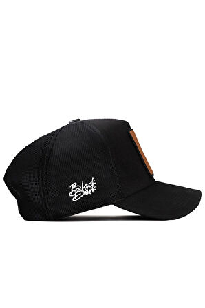  Limited Edition Logolu Siyah Trucker Şapka