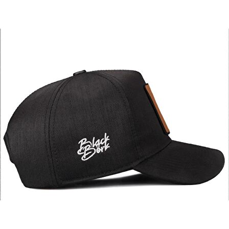 KAAN Lisanslı Siyah Cordura Kumaş Şapka