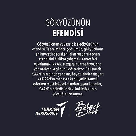 KAAN Lisanslı Antrasit-Siyah Şapka