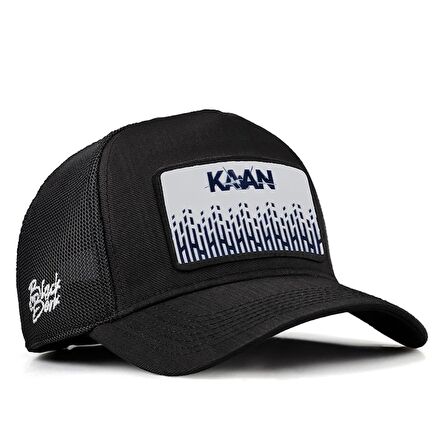 KAAN Lisanslı Siyah Cordura Kumaş Şapka