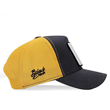 Koyu Antrasit-Sarı Şapka (Cap)