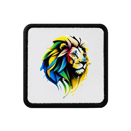 Aslan - 2BS Kod Logolu Beyaz-Siyah Çocuk Bench (Patch)