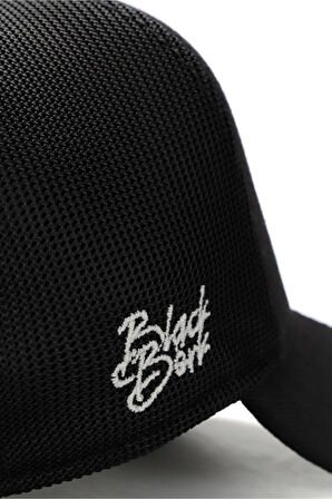  Wake Up Logolu Siyah Trucker Şapka