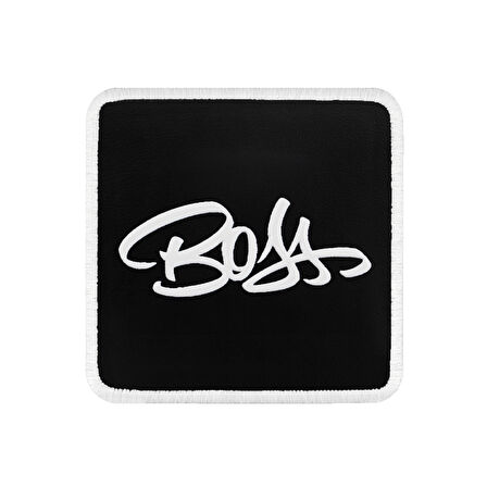 V1 Boss - 4sb Kod Logolu Unisex Siyah-Beyaz Bench (Patch)