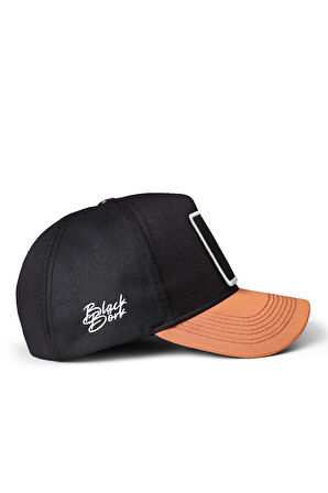  See You Later Never Logolu Kiremit-Siyah Beyzbol Şapka