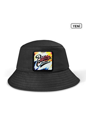 Bucket Partner In Crime Logolu Siyah Beyzbol Şapka
