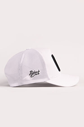  Sinema Logolu Beyaz Trucker Şapka