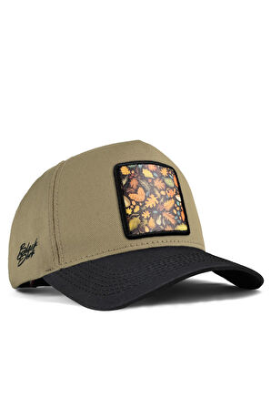  Sonbahar Logolu Siyah-Vizon Beyzbol Şapka