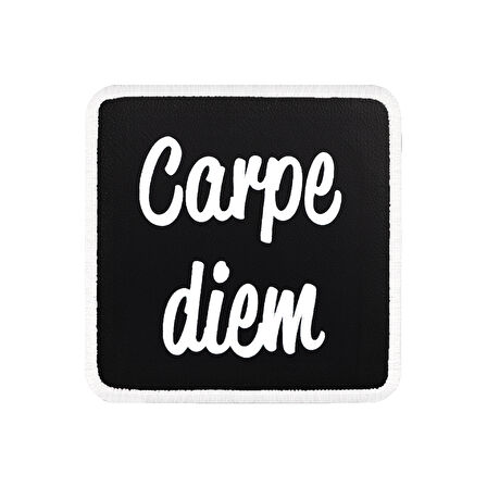 V1 Carpe Diem - 1 Kod Logolu Unisex Siyah-Beyaz Bench (Patch)