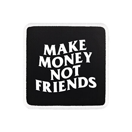 V1 Make Money - 1 Kod Logolu Unisex Siyah-Beyaz Bench (Patch)