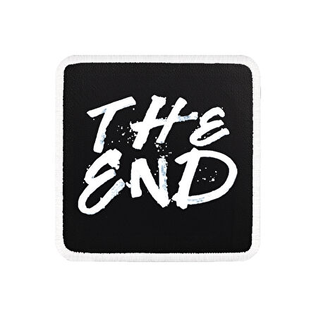 V1 The End - 1 Kod Logolu Unisex Siyah-Beyaz Bench (Patch)