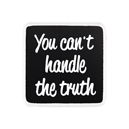 V1 You can't handle - 1 Kod Logolu Unisex Siyah-Beyaz Bench (Patch)