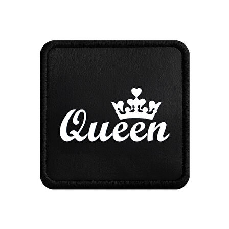 V1  Queen - 2 Kod Logolu Unisex Siyah-Siyah Bench (Patch)