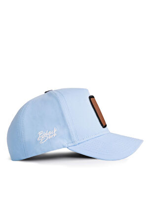  Hustle Logolu Buz Mavi Beyzbol Şapka