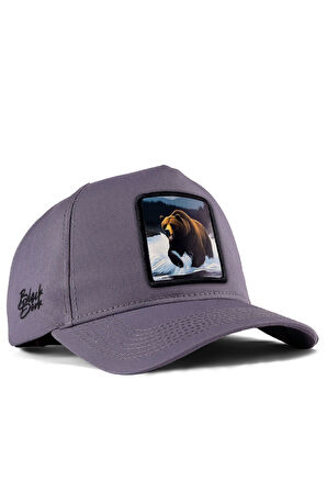  Ayı Logolu Gri Beyzbol Şapka