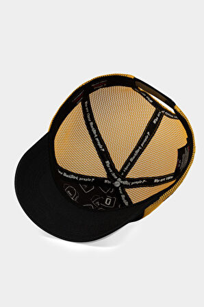  Limited Edition Logolu Siyah-Sarı Trucker Şapka