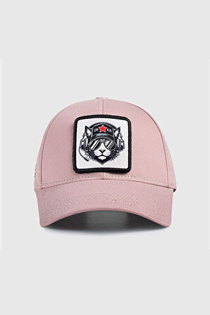  Six Kedi Logolu Somon Beyzbol Şapka