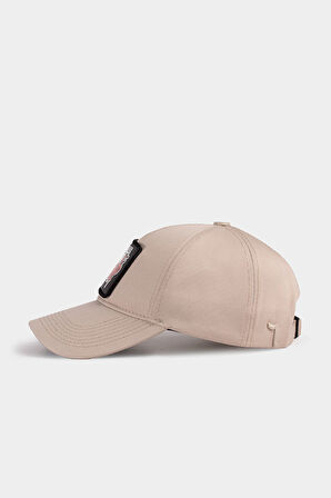  Six Who Tells Your Story Logolu Bej Beyzbol Şapka