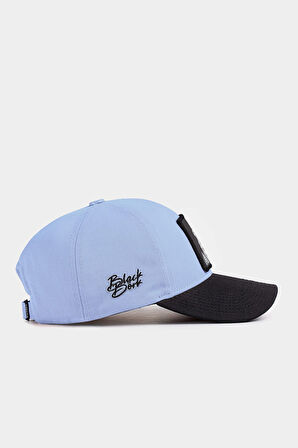  Six Kurt Logolu Siyah-Buz Mavi Beyzbol Şapka
