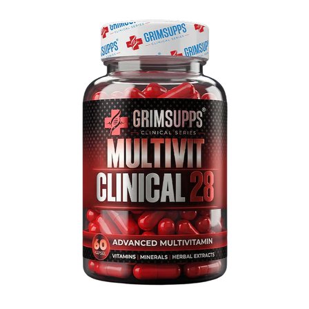 Grimsupps Multivit Clinical 28 Multivitamin 60 Kapsül