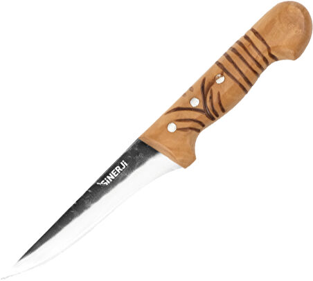 Wooden Saplı Dövme Sıyırma Bıçağı 14,5 Cm
