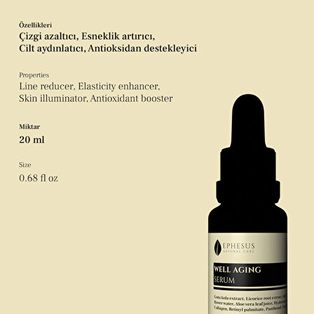 Çizgi Azaltıcı, Esneklik Artırıcı, Antioksidan Destekleyici Anti-aging Serum – Well Aging Serum