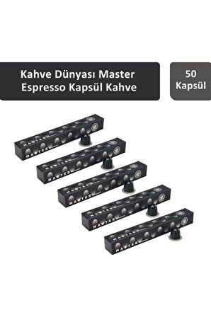 Kahve Dünyası 9 Master Espresso Kapsül Kahve 50 Kapsül