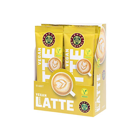 Özel Seri Sıcak Caffe Latte Vegan 10'lu