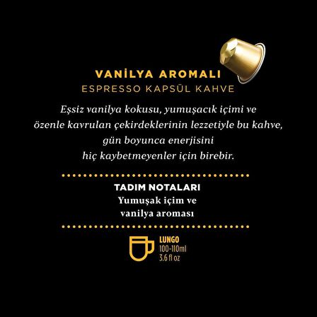 Kahve Dünyası Pleasure Vanilya Aromalı Espresso Kapsül Kahve 60 Kapsül