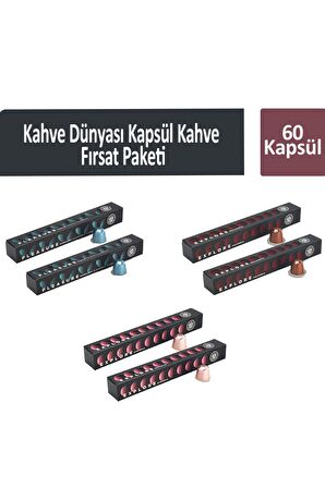 Kahve Dünyası Kapsül Kahve Fırsat Paketi 60 Kapsül