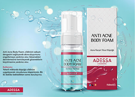 Adessa Anti Acne Body Foam - Akne Karşıtı Vücut Köpüğü 150 ml