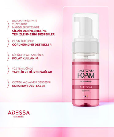 Adessa Face Wash Foam - Yüz Yıkama Köpüğü 150 ml