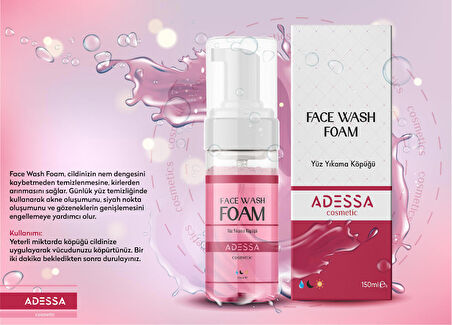 Adessa Face Wash Foam - Yüz Yıkama Köpüğü 150 ml