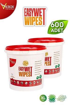 Easy Wet Wipes Kova Islak Mendil Beyaz Sabun Kokulu 2'li 600 Yaprak