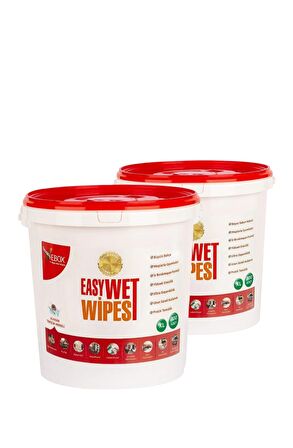 Vebox Easy Wet Wipes Kova Islak Mendil - Yüzey Temizleme Havlusu Büyülü Bahçe Kokulu Gold 2'li 600 Yaprak