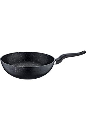 OLİKA TEK W2803/03 SİYAH İNCİ GRANİT 28 CM WOK TAVA