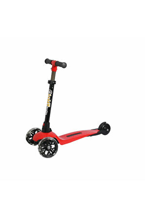Leddy Scooter Kırmızı Işıklı Scooter 20 Kg Kapasiteli