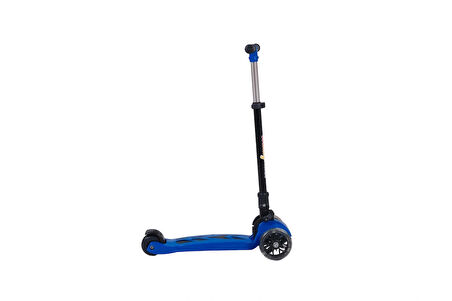 Winky Katlanabilir Scooter 3 Tekerli Mavi Işıklı Mavi 5+Yaş