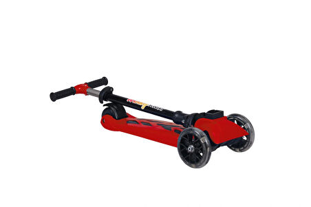 Winky Katlanabilir Scooter 3 Tekerli Işıklı Kırmızı 5+Yaş