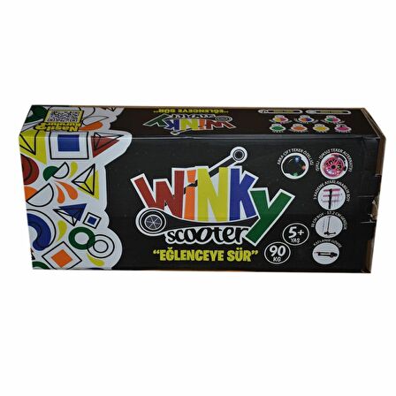 Winky Scooter Yeşil Işıklı Kutulu WSC3-I 