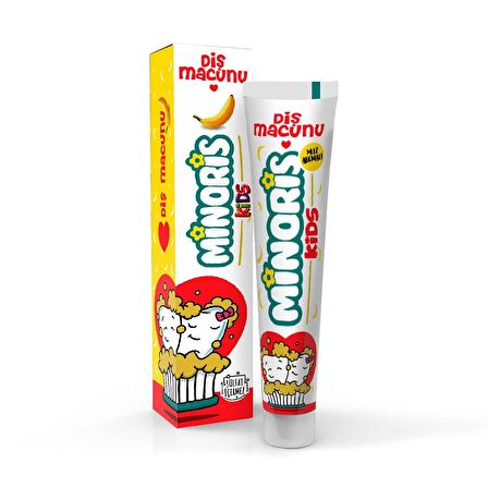 Minoris Kids Organik Diş Macunu 75ml