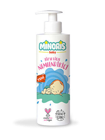 Minoris Baby Organik El, Yüz, Vücut Nemlendirici 200 ml