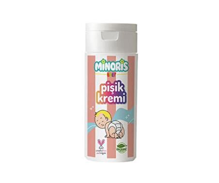 Minoris Baby Pişik Kremi 55 gr Vegan Sertifikalı Organik içerik