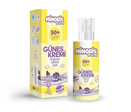 Minoris Mom Hassas Ciltler İçin Güneş Kremi Spf 50 150ml