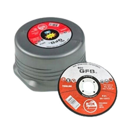 Gfb 2350 İnox  Kesici Taş 125 x 1 x 22.23 mm - 50 Adet