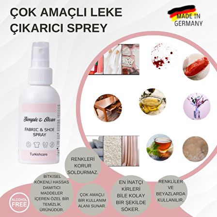 Çok Amaçlı Leke Çıkarıcı Sprey 100 ML (seyahat ve çanta boyu)