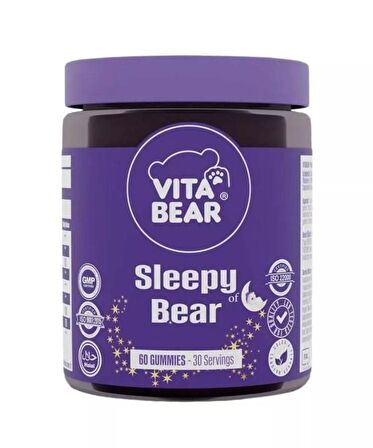 Vita Bear Sleepy Bear Gummy Vitamin 60'lı