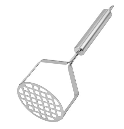 Pratik 26,5 Cm Lüks2 ADET Paslanmaz Metal Patates Ezici Patates Ezeceği Püre Yapıcı Kolay Temizlenebilir