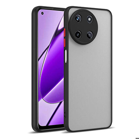 Realme 11 4G Kılıf Mat Yüzey Kamera Korumalı Silikon